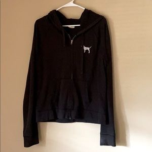 PINK full-zip hoodie